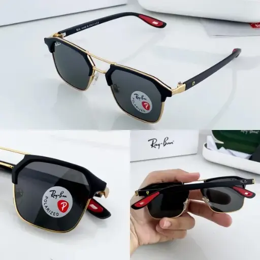 Rayban04 gold black sunglasses