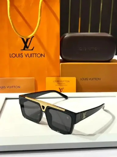 Louis vuitton 1984 black gold Sunglasses 