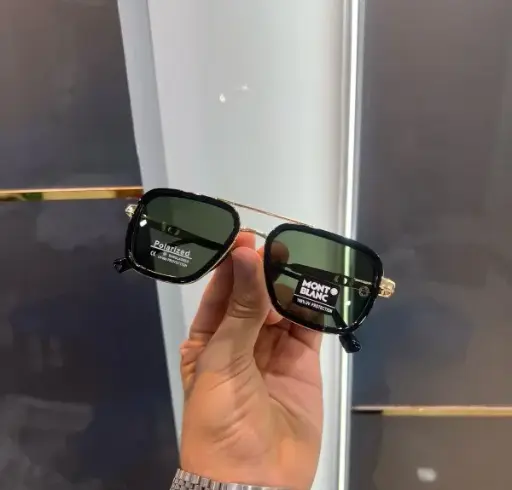 Mont Blanc Gold-Green Luxury Shade 4966 sunglasses